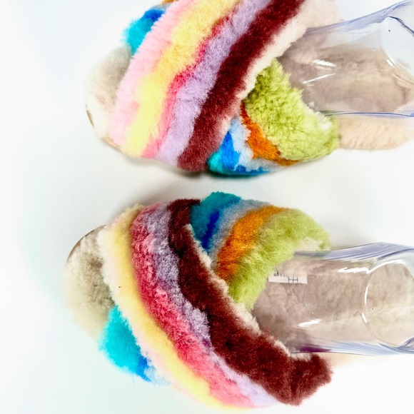 EMU Australia by Anthropologie Mayberry Rainbow Sheepskin Slipper in Multicolor - Picture 11 of 16